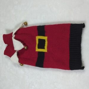 Simply Dog Santa Sweater Small